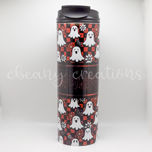 Checkered Ghost Tumbler