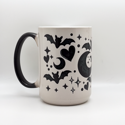 Bats and Moon Color Changing 11oz Mug