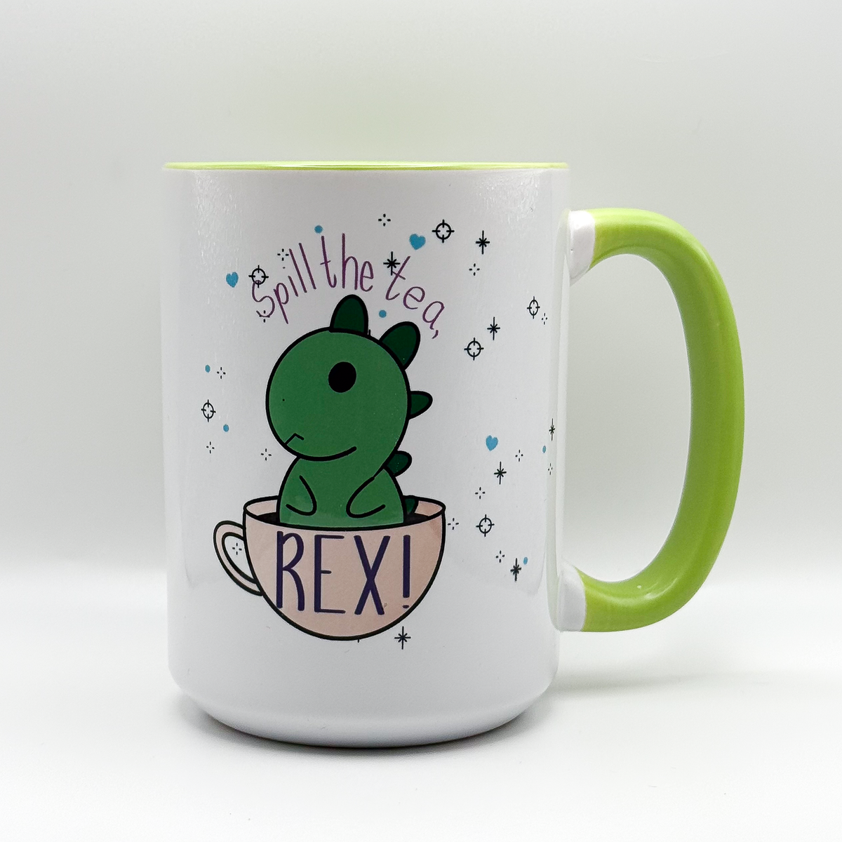 Spill the Tea, Rex 15oz Mug