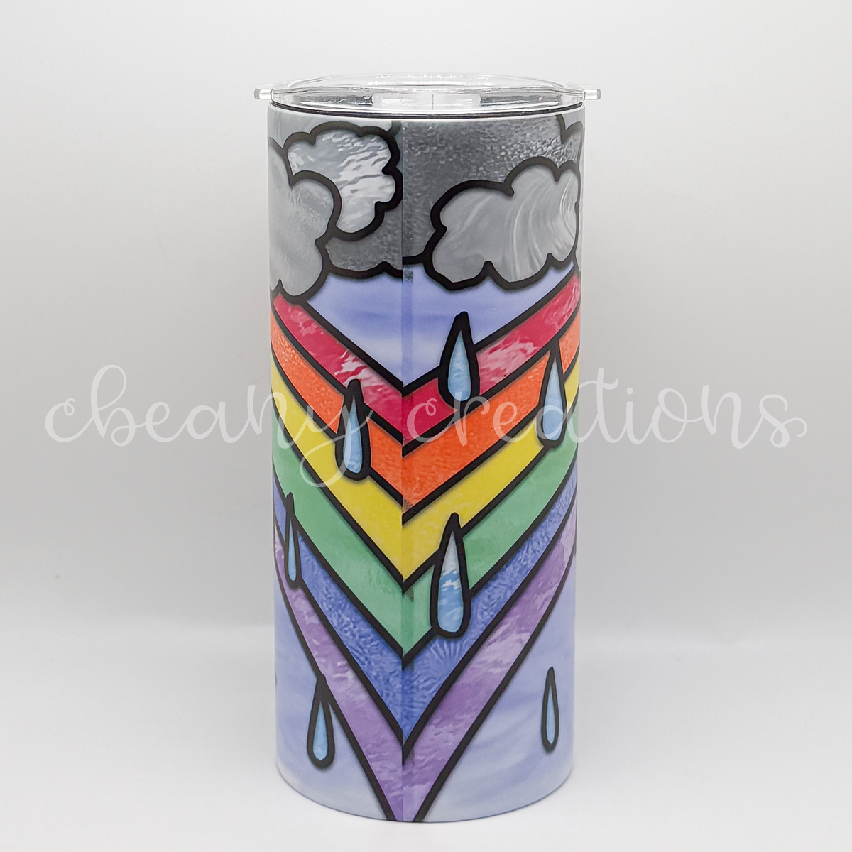 Rainy Day Skeleton Tumbler