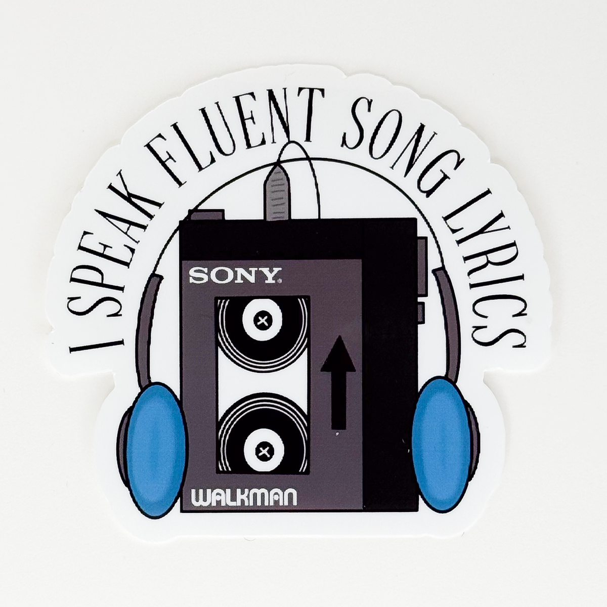 Cassette Player Vinyl Sticker