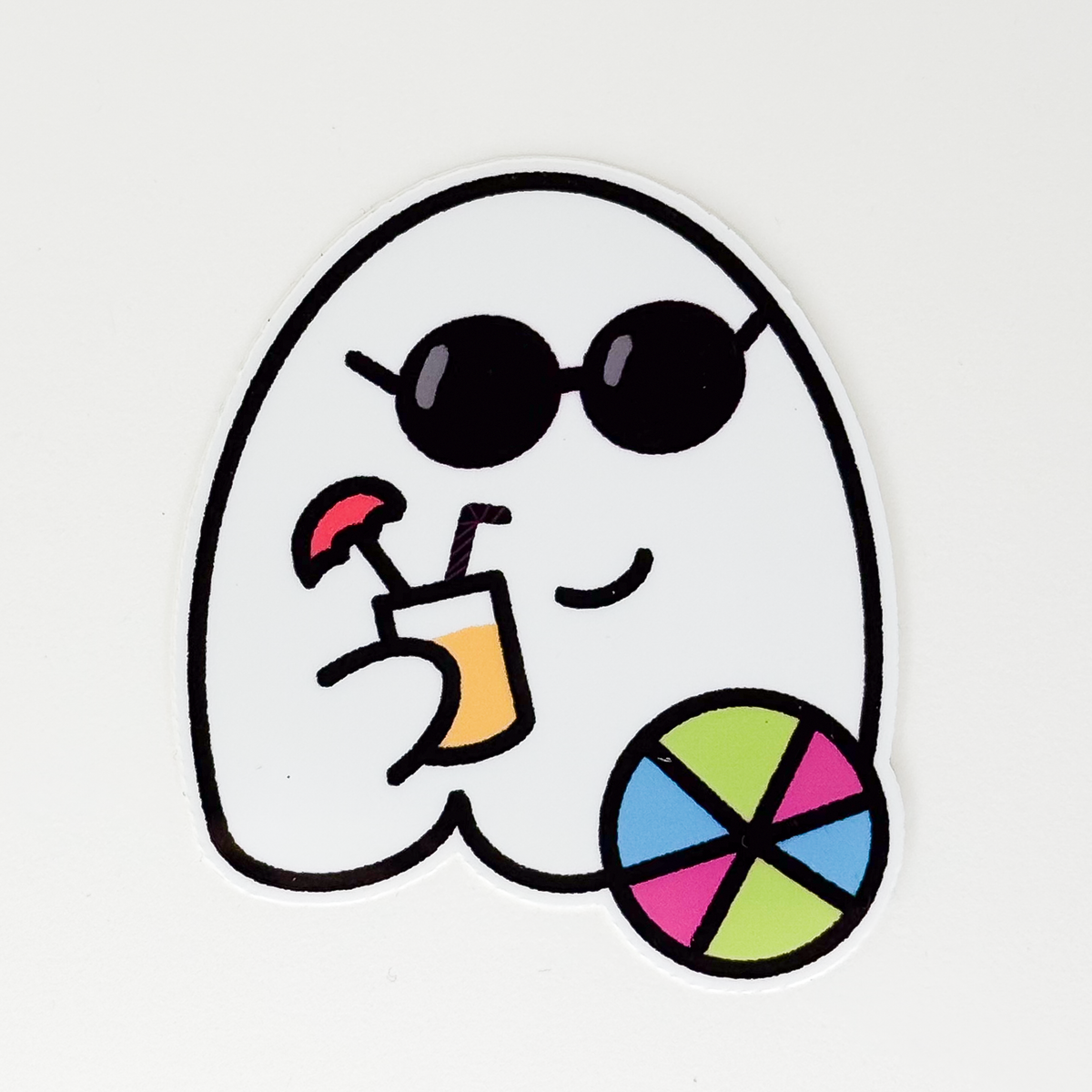 Summer Ghost Vinyl Sticker